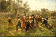 august malmstrom The Game china oil painting artist